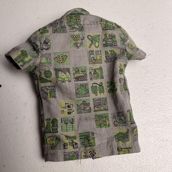 Vintage Ken Barbie Outfit Pinstripe Suit Dreamboat Shirt 1969 Mattel HTF Rare - Picture 16 of 16